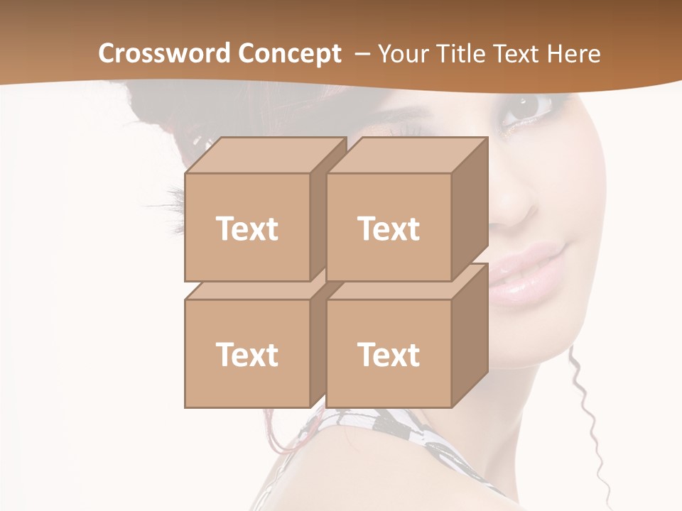 Charm Elegance Ringlets PowerPoint Template