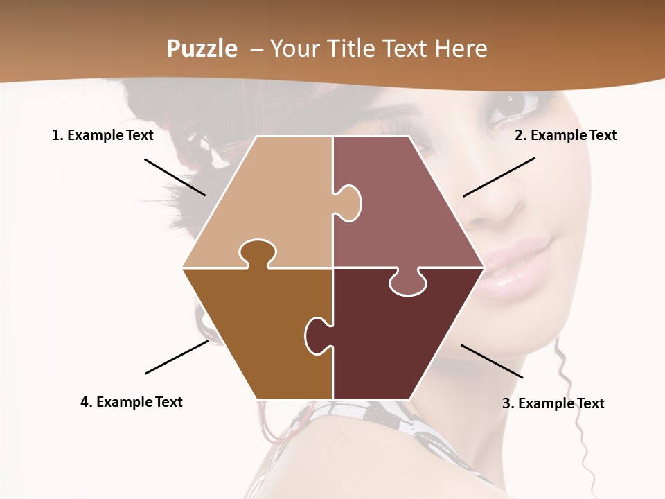 Charm Elegance Ringlets PowerPoint Template