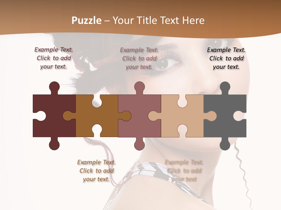 Charm Elegance Ringlets PowerPoint Template