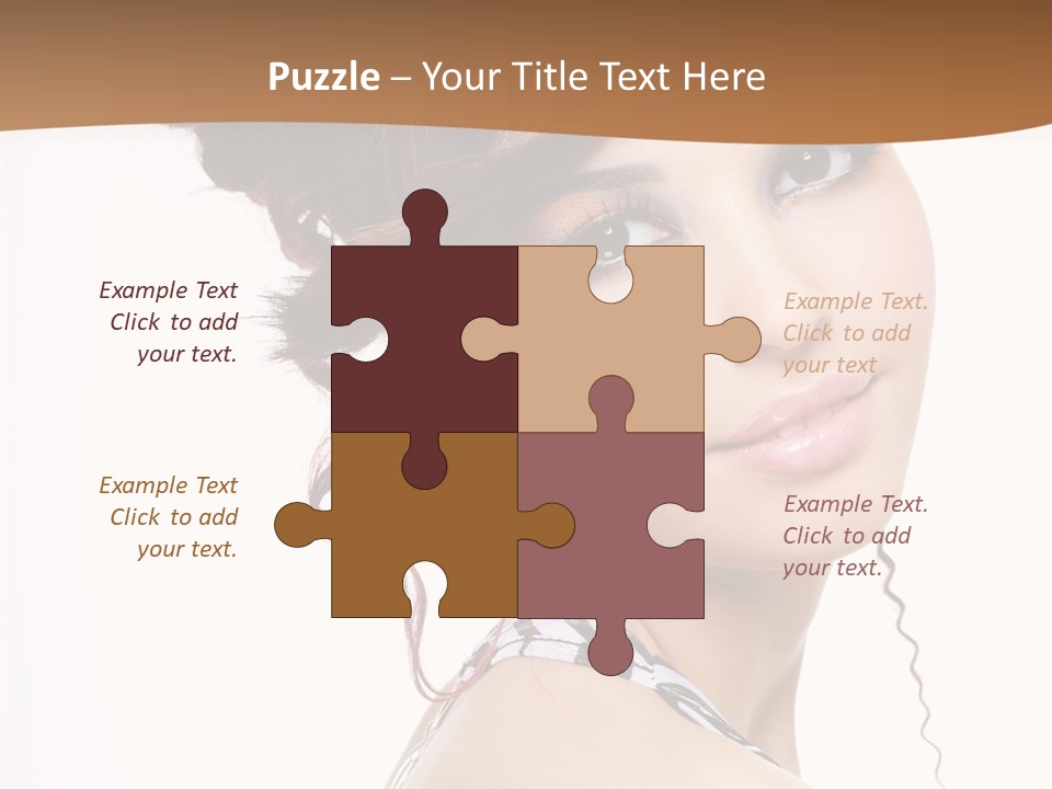 Charm Elegance Ringlets PowerPoint Template