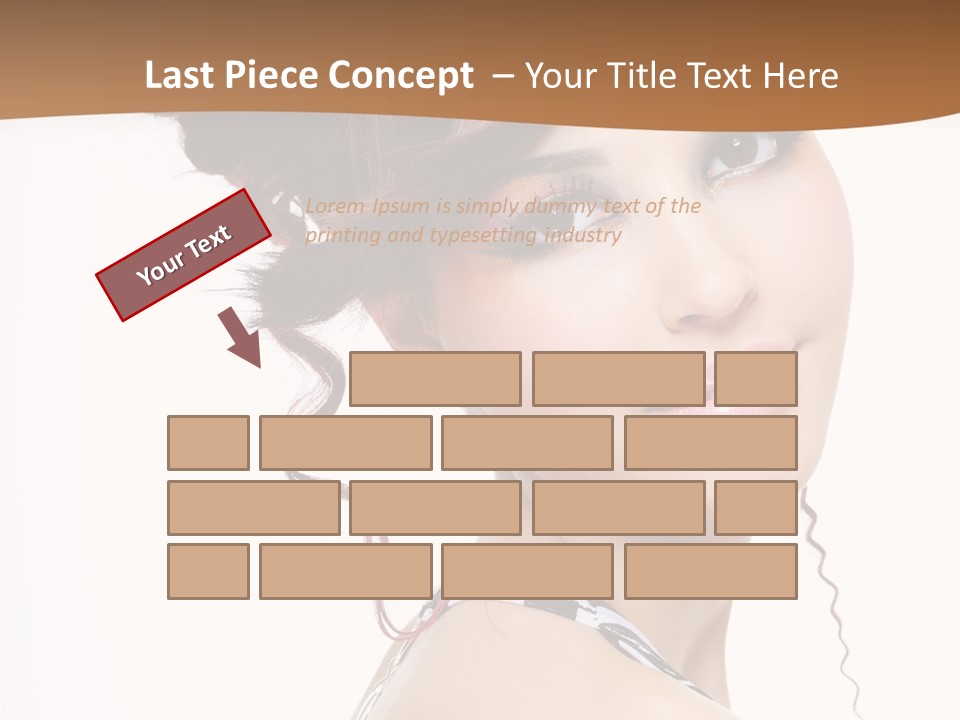 Charm Elegance Ringlets PowerPoint Template