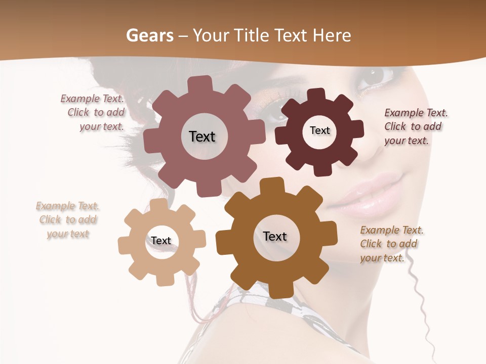 Charm Elegance Ringlets PowerPoint Template