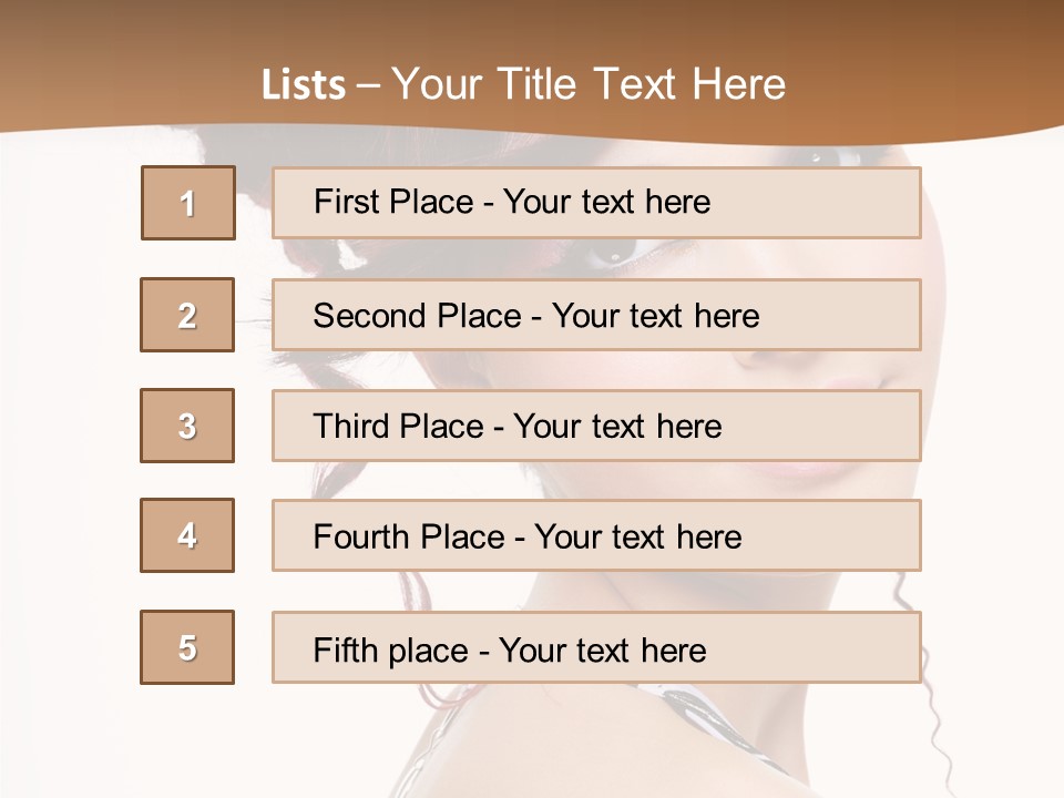 Charm Elegance Ringlets PowerPoint Template