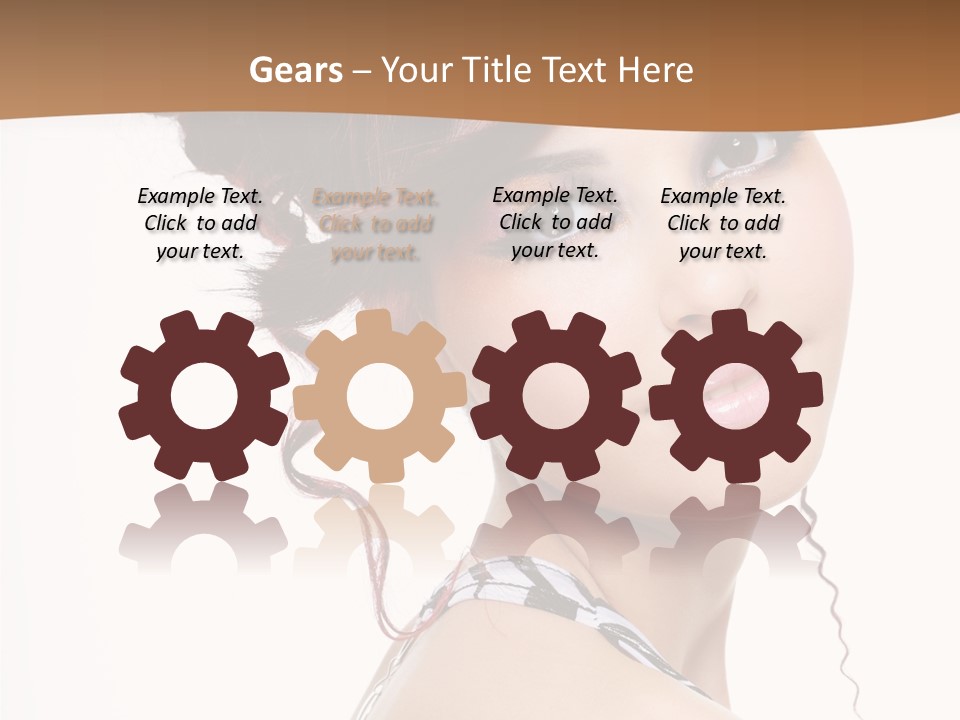 Charm Elegance Ringlets PowerPoint Template