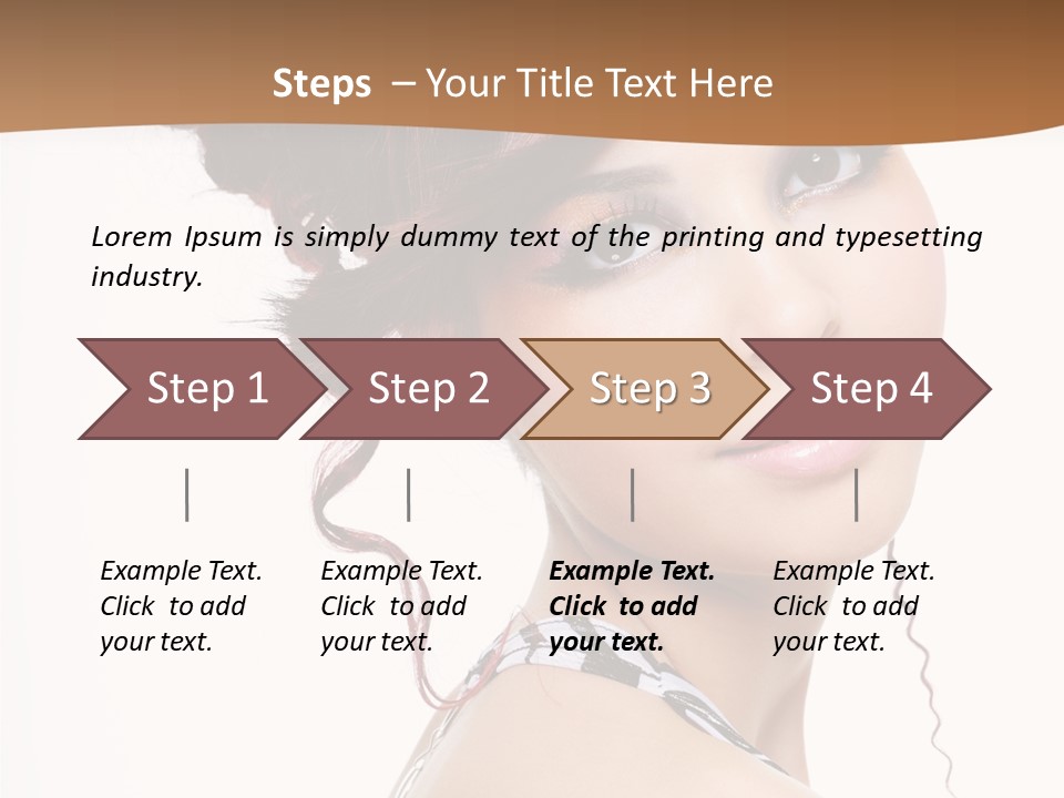 Charm Elegance Ringlets PowerPoint Template