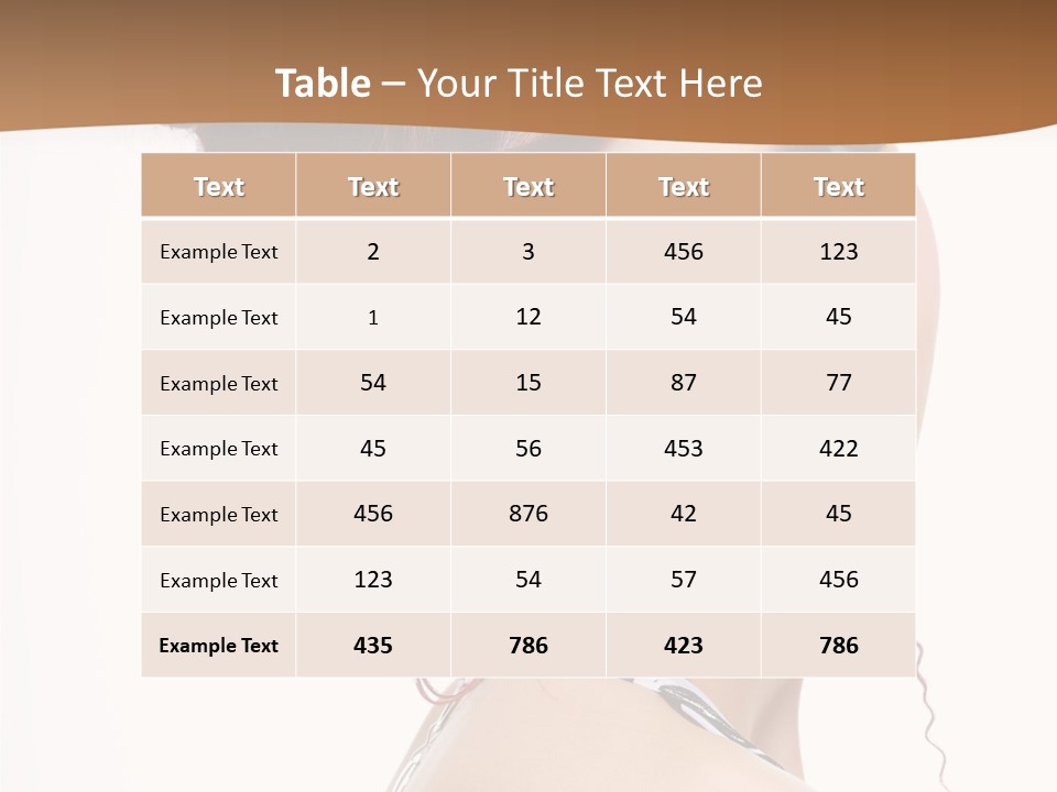 Charm Elegance Ringlets PowerPoint Template