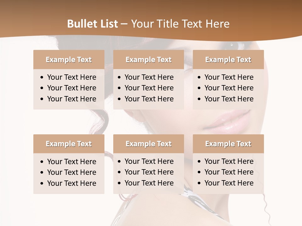 Charm Elegance Ringlets PowerPoint Template