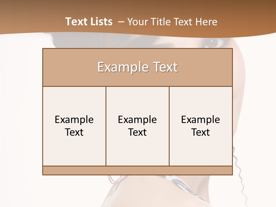 Charm Elegance Ringlets PowerPoint Template