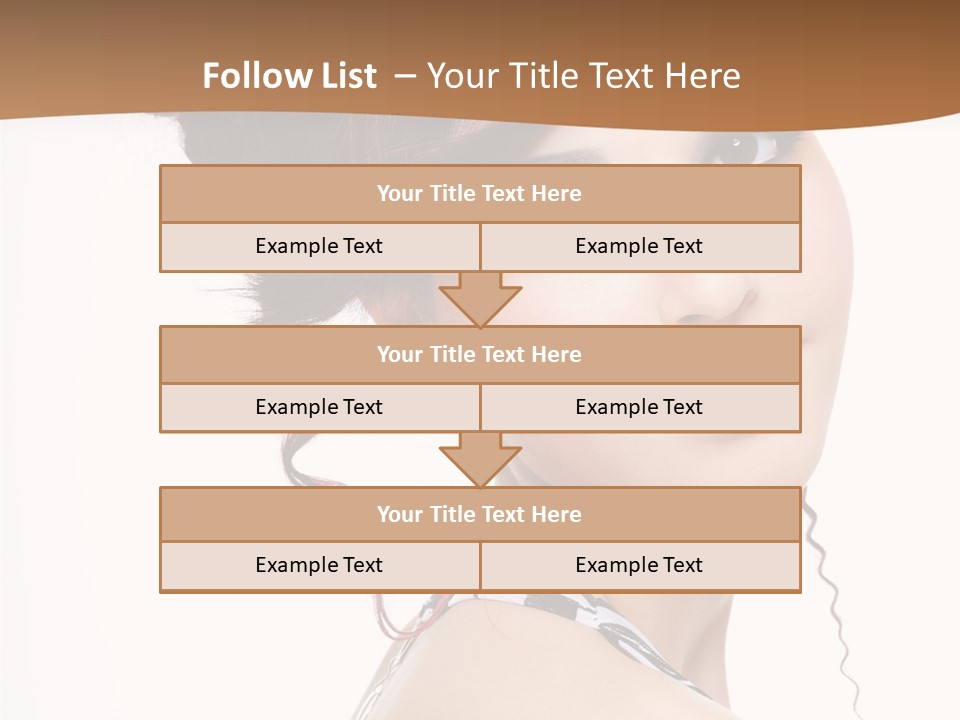 Charm Elegance Ringlets PowerPoint Template