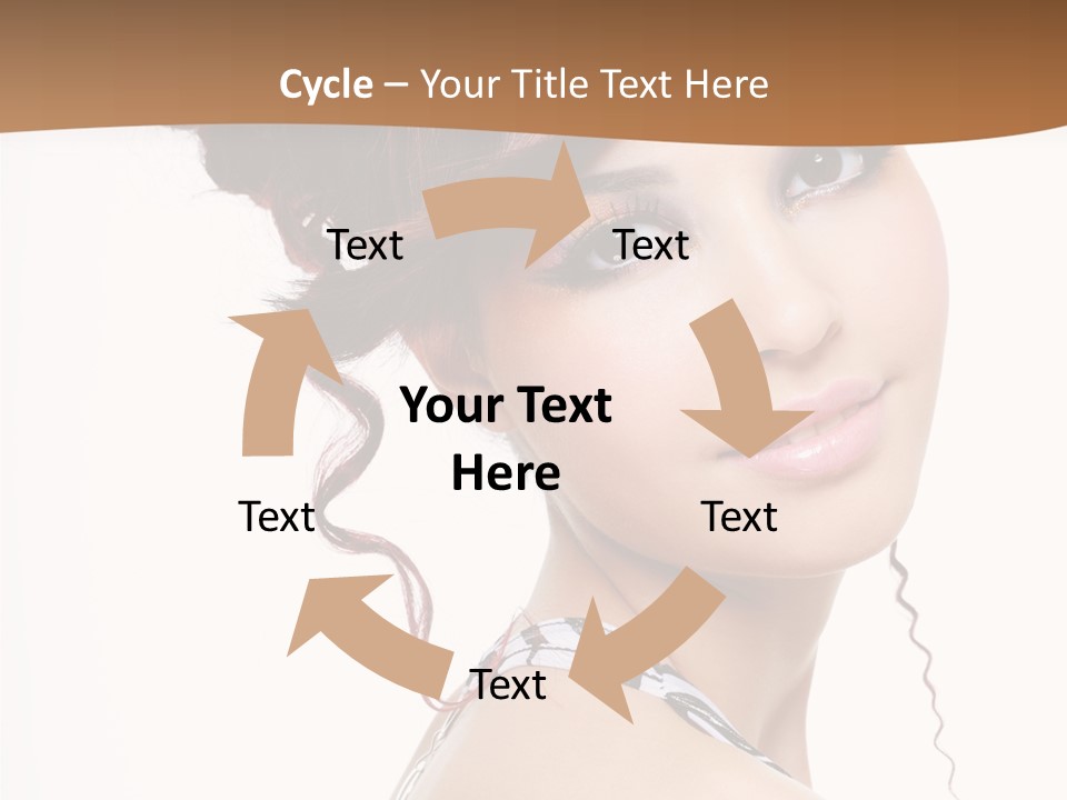 Charm Elegance Ringlets PowerPoint Template