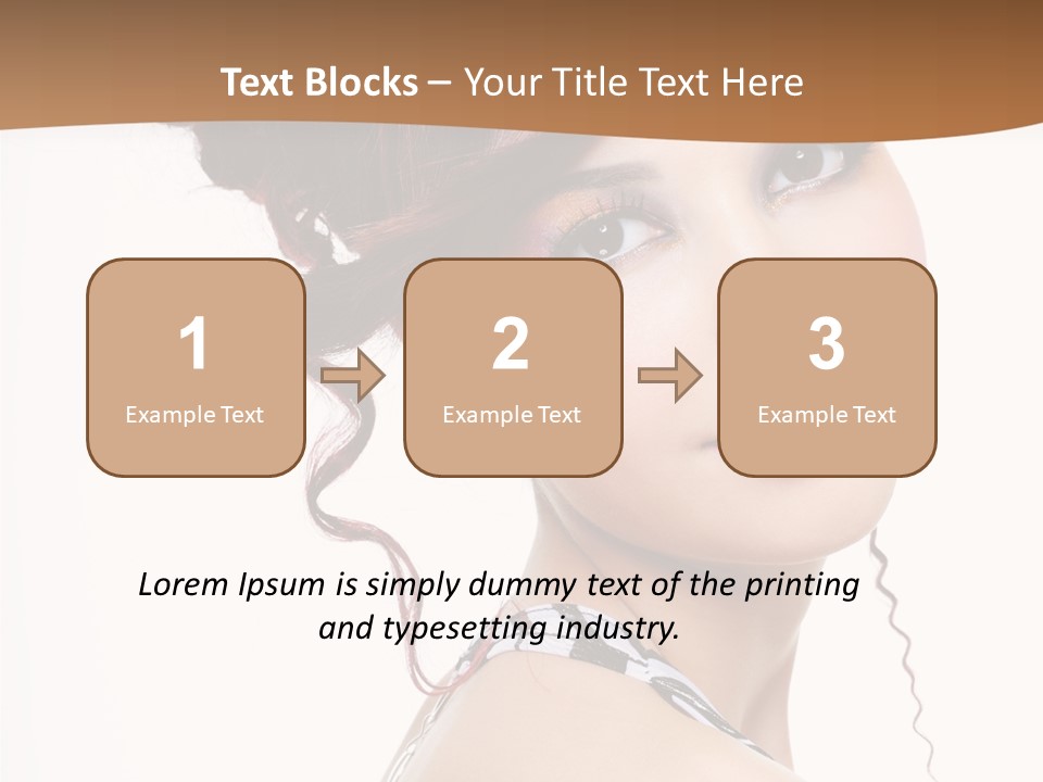 Charm Elegance Ringlets PowerPoint Template