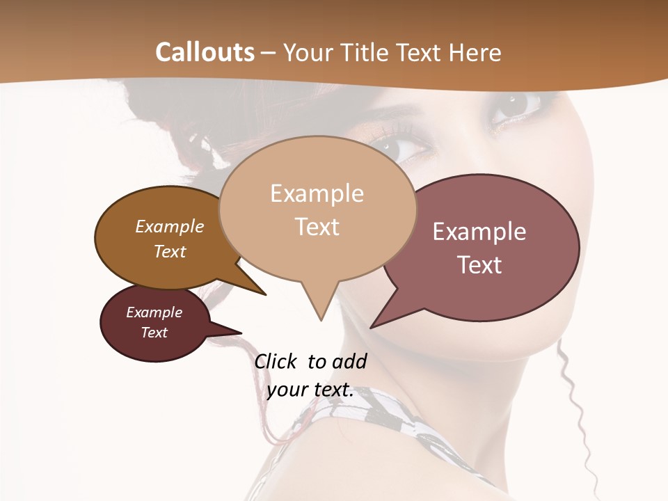 Charm Elegance Ringlets PowerPoint Template