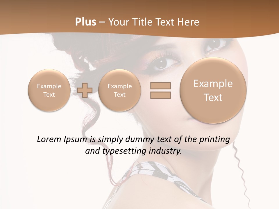 Charm Elegance Ringlets PowerPoint Template