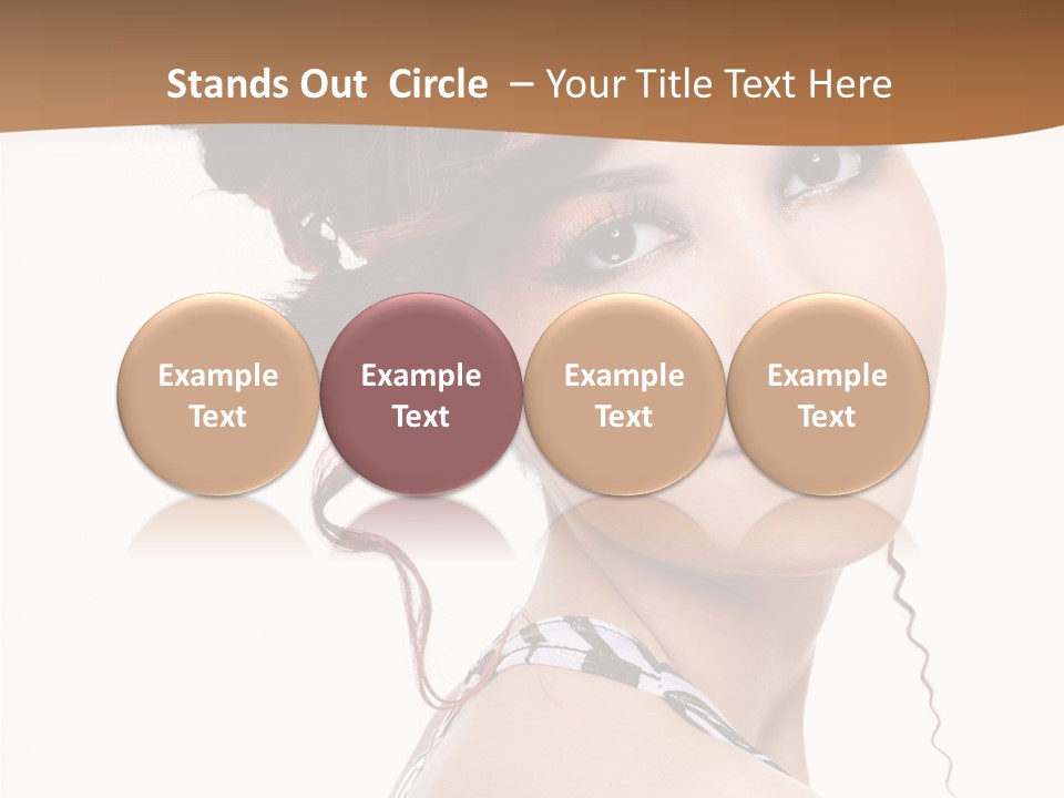 Charm Elegance Ringlets PowerPoint Template