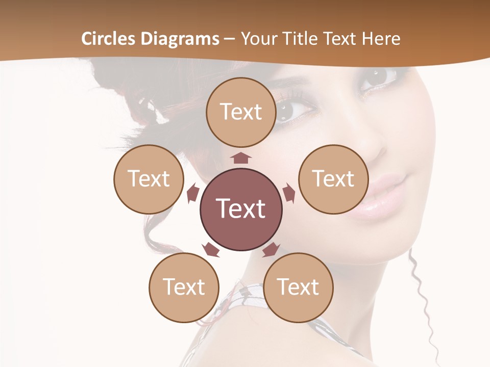 Charm Elegance Ringlets PowerPoint Template