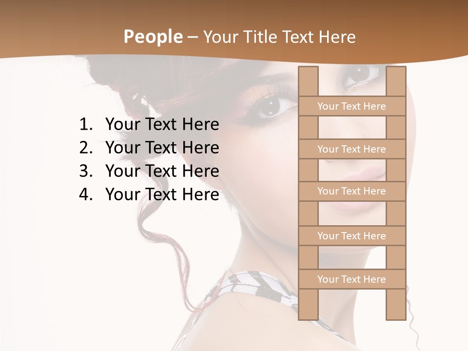 Charm Elegance Ringlets PowerPoint Template