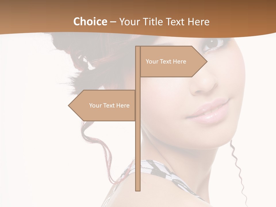 Charm Elegance Ringlets PowerPoint Template