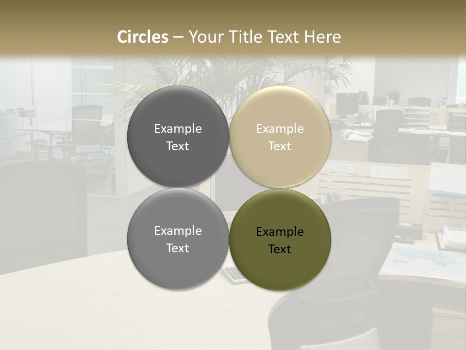 Space Place Computer PowerPoint Template