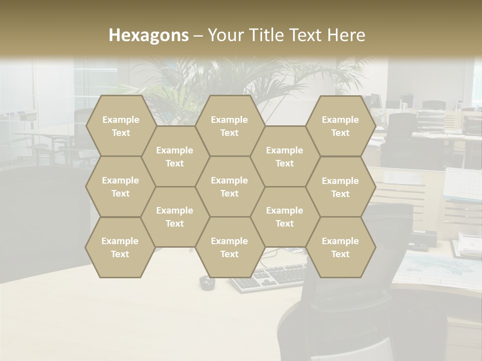 Space Place Computer PowerPoint Template