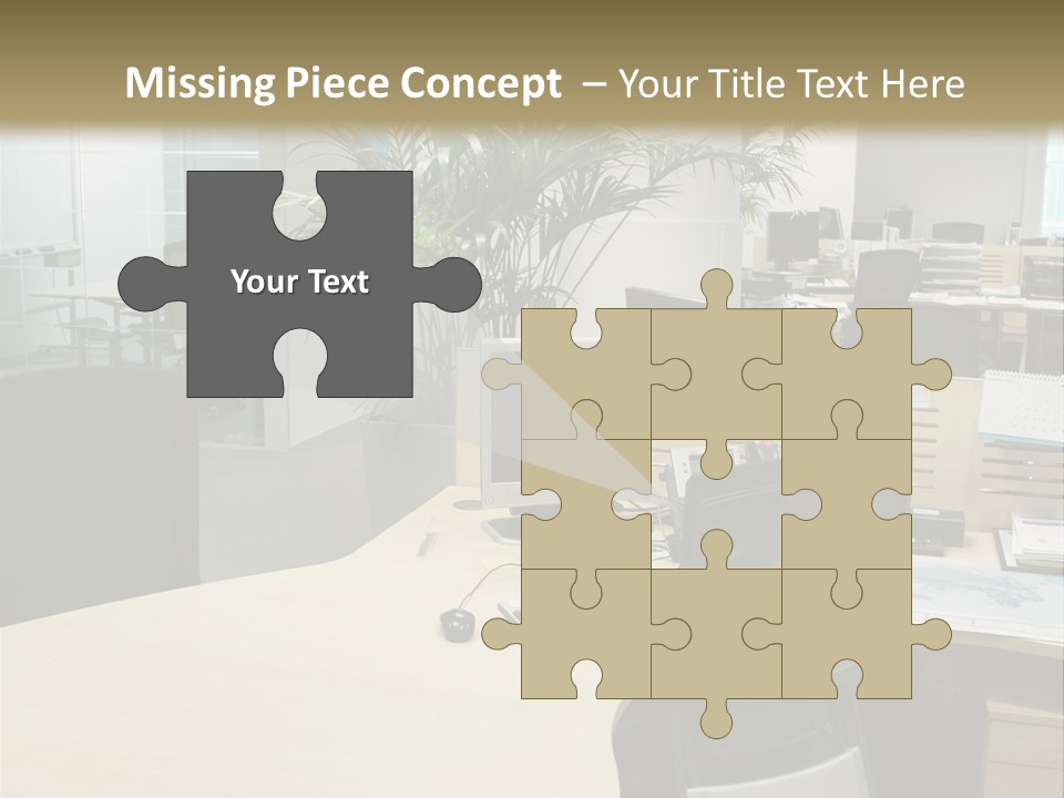 Space Place Computer PowerPoint Template