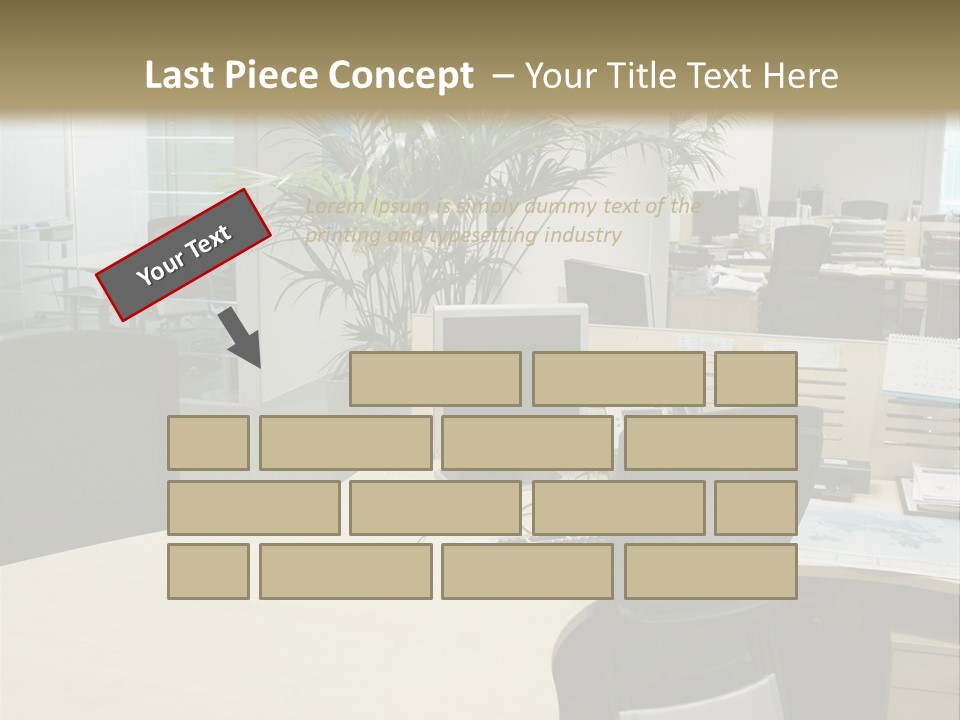 Space Place Computer PowerPoint Template