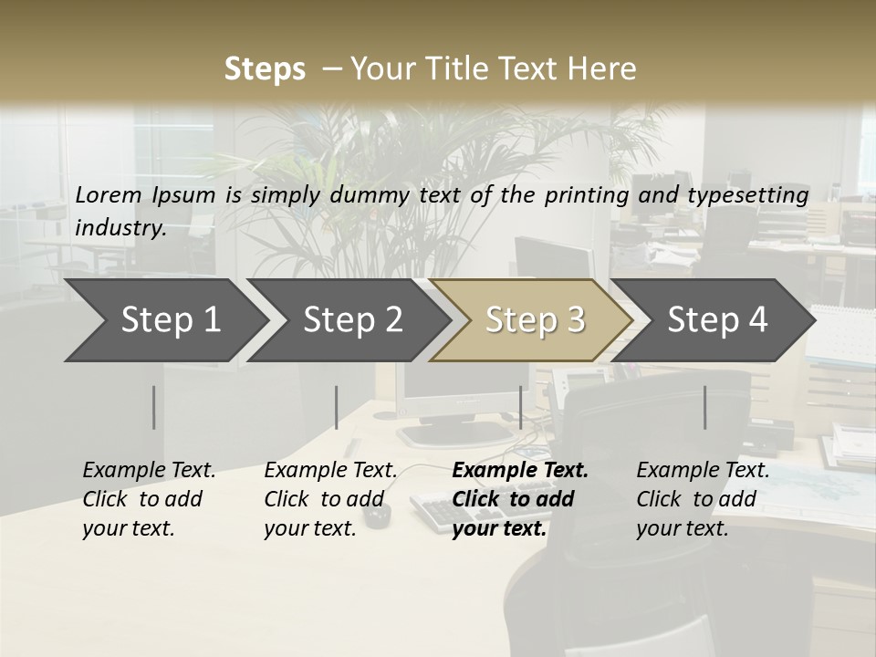 Space Place Computer PowerPoint Template