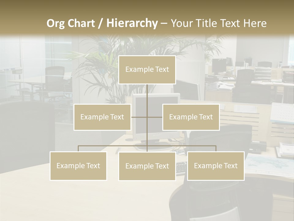 Space Place Computer PowerPoint Template