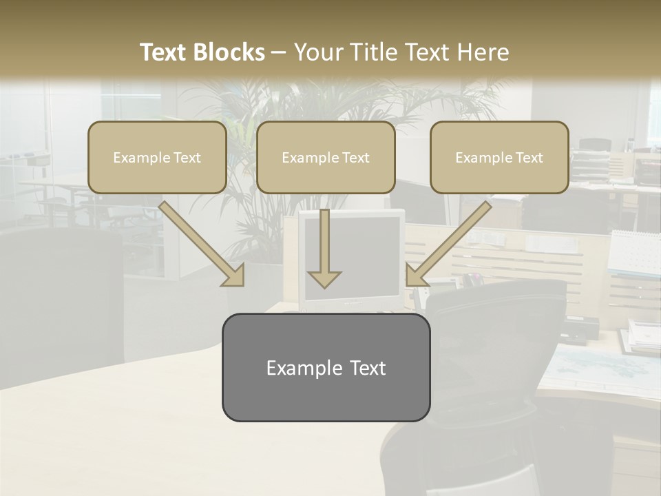 Space Place Computer PowerPoint Template
