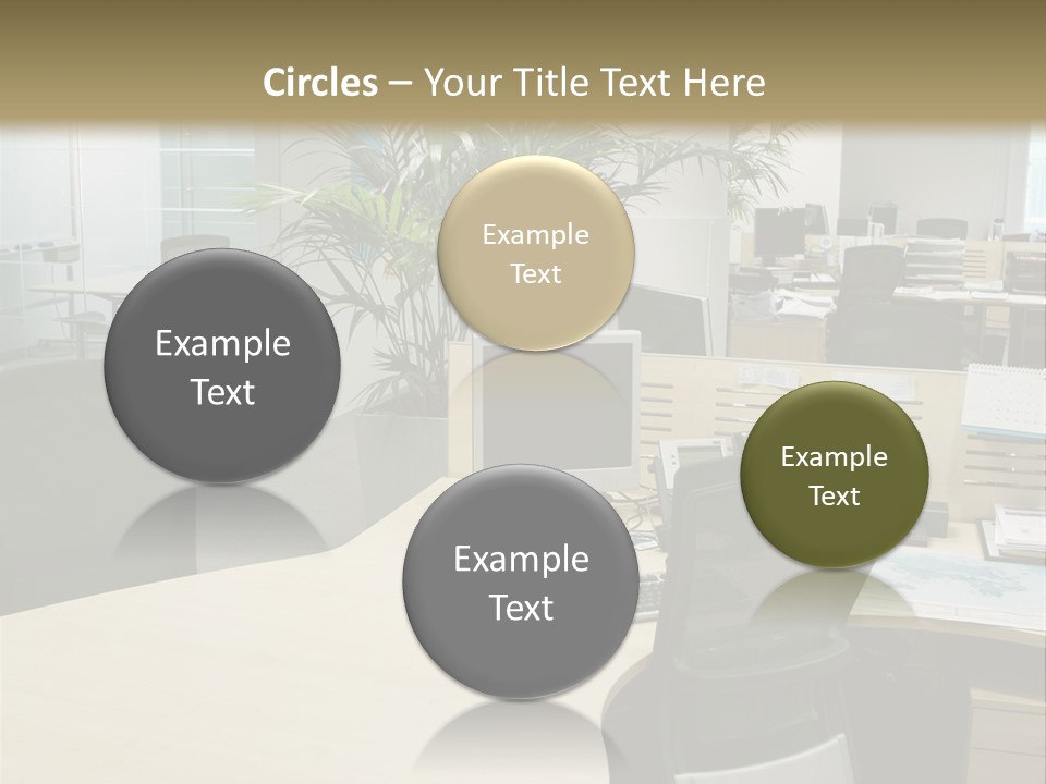 Space Place Computer PowerPoint Template