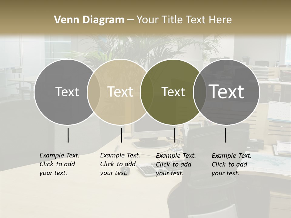 Space Place Computer PowerPoint Template