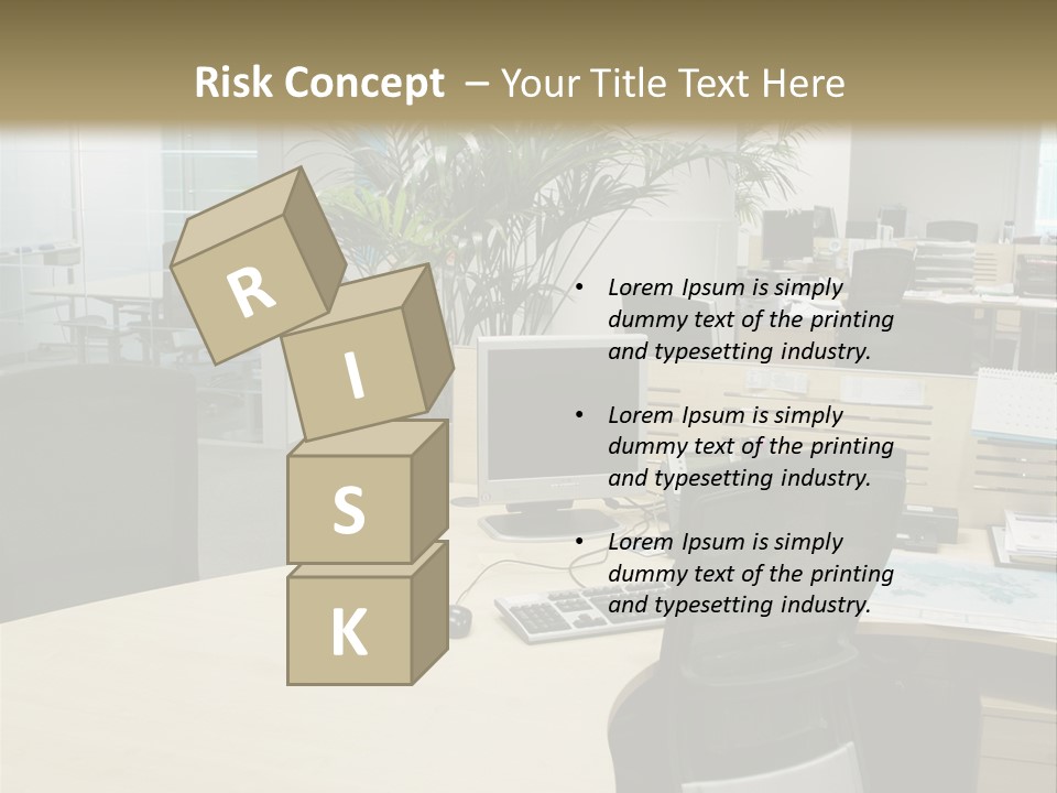 Space Place Computer PowerPoint Template