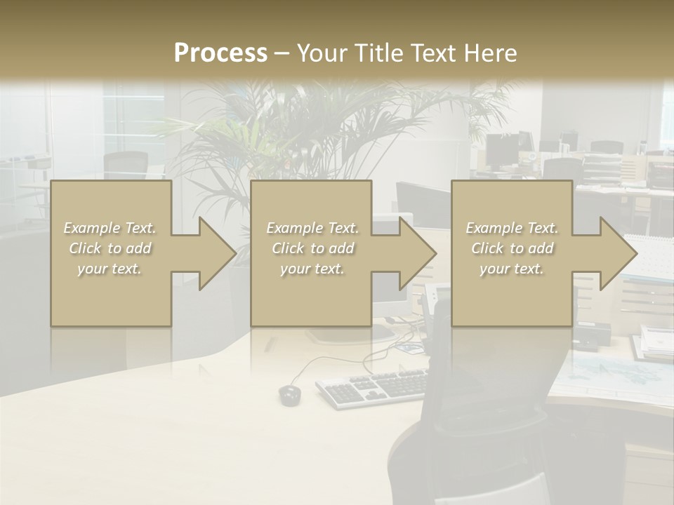 Space Place Computer PowerPoint Template