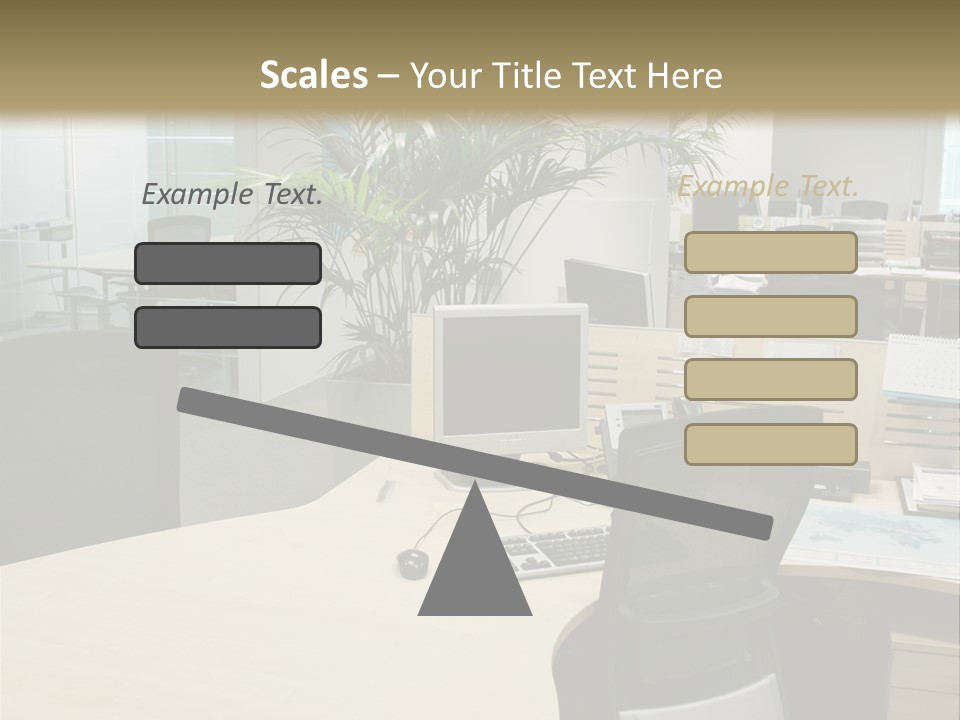 Space Place Computer PowerPoint Template