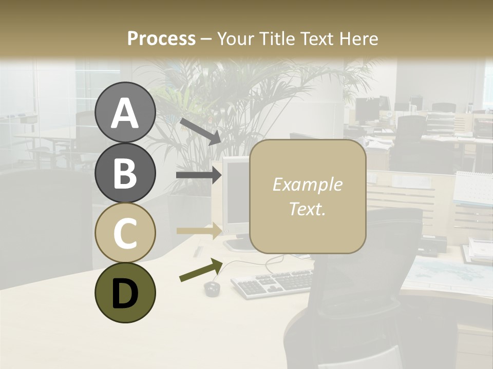Space Place Computer PowerPoint Template