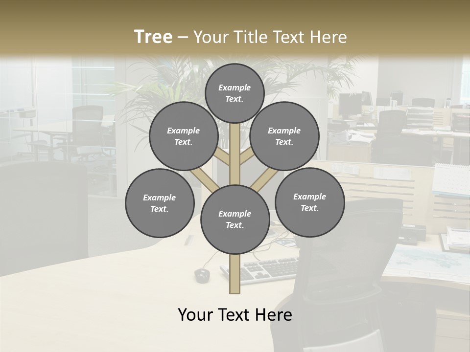 Space Place Computer PowerPoint Template