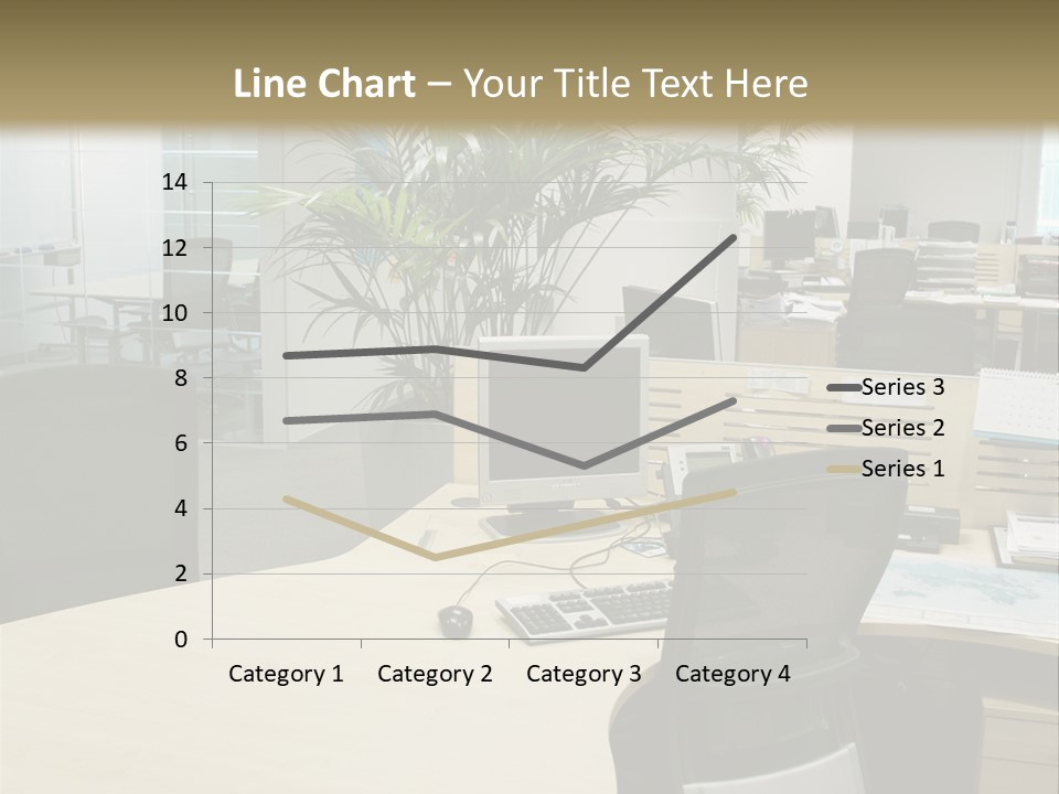 Space Place Computer PowerPoint Template