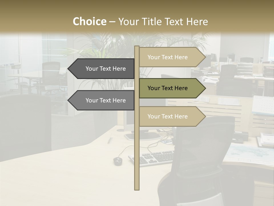 Space Place Computer PowerPoint Template