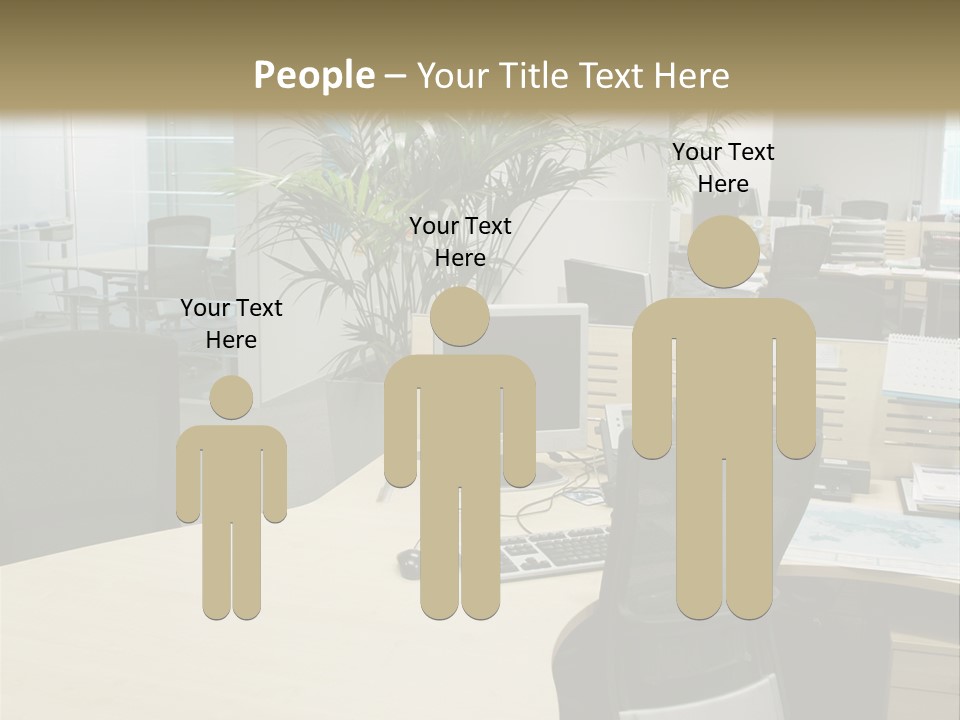 Space Place Computer PowerPoint Template