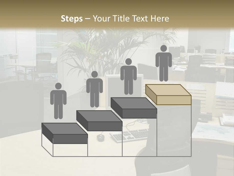 Space Place Computer PowerPoint Template