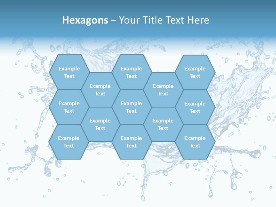 Pouring Splash Clean PowerPoint Template