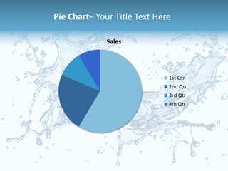 Pouring Splash Clean PowerPoint Template