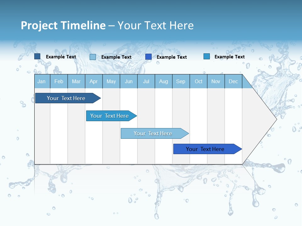 Pouring Splash Clean PowerPoint Template