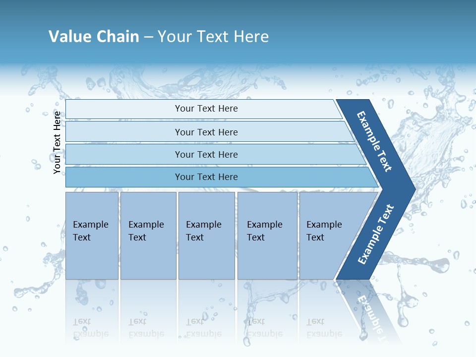 Pouring Splash Clean PowerPoint Template