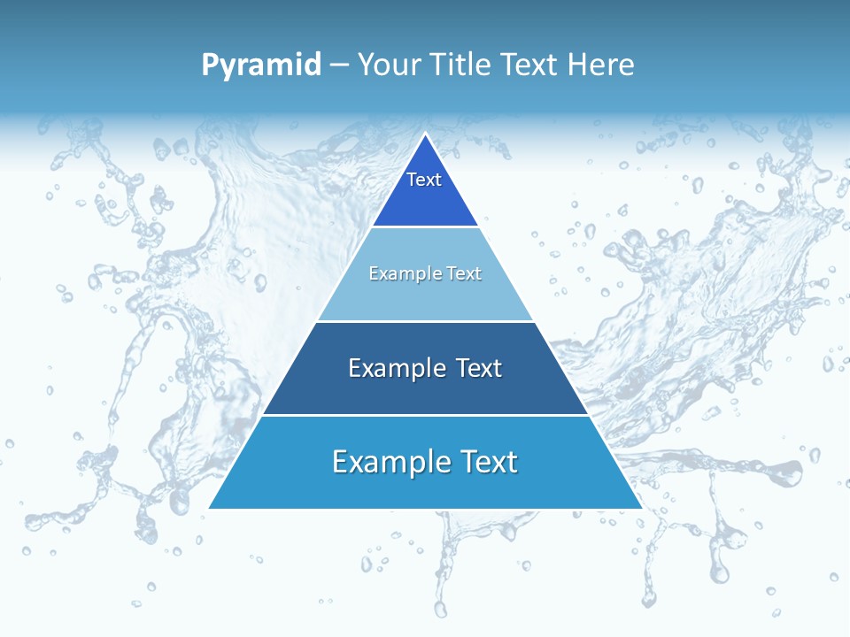 Pouring Splash Clean PowerPoint Template