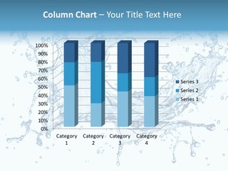 Pouring Splash Clean PowerPoint Template