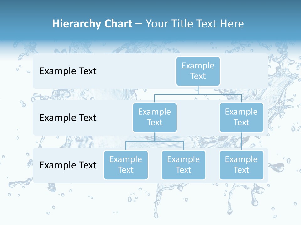 Pouring Splash Clean PowerPoint Template