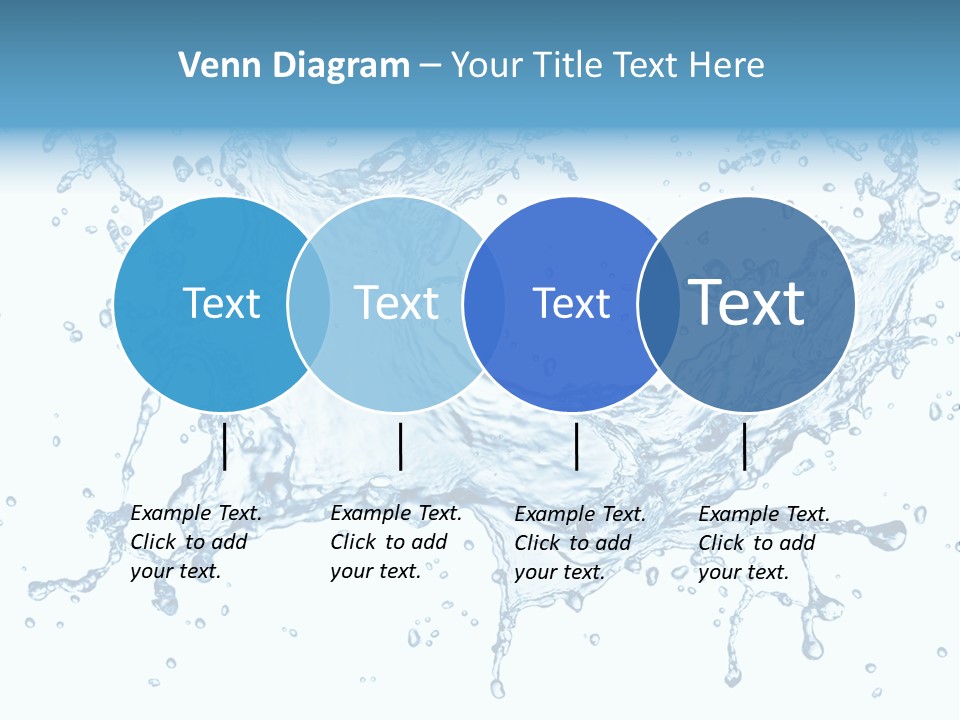 Pouring Splash Clean PowerPoint Template
