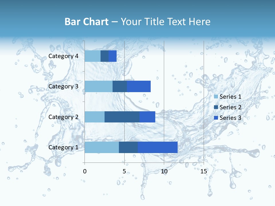 Pouring Splash Clean PowerPoint Template
