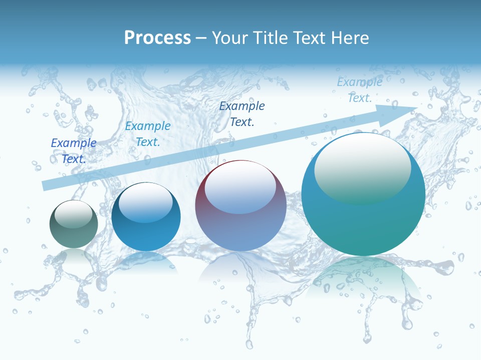 Pouring Splash Clean PowerPoint Template