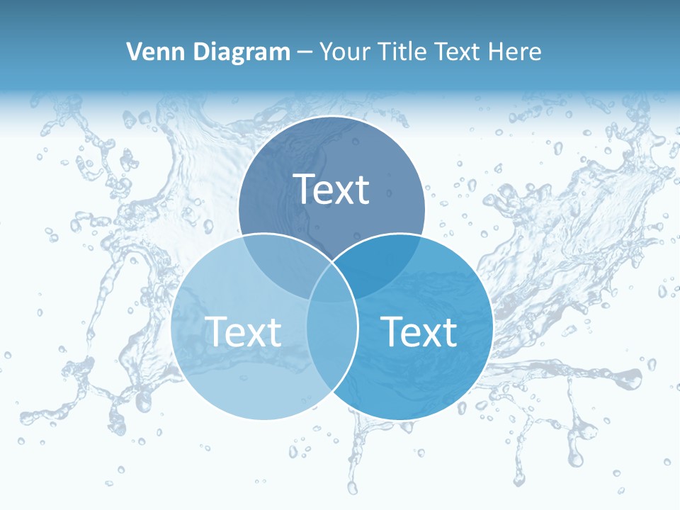 Pouring Splash Clean PowerPoint Template